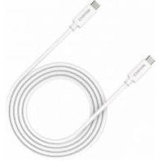 Кабель Canyon UC-42 Type C to Type C 20G 5A 240W 2 м white (CNS-USBC42W)