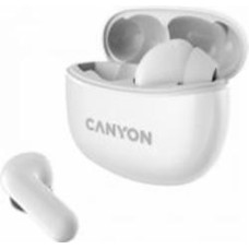 Наушники Canyon TWS-5 Bluetooth white (CNS-TWS5W)