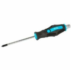 Отвертка ударная MasterTool EXTERNAL HEX PH1х100 мм ручка с TPR покрытием 49-6110