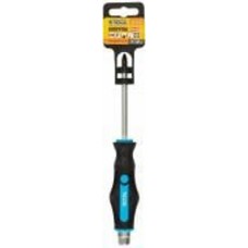 Отвертка ударная MasterTool EXTERNAL HEX PH2х100 мм ручка с TPR покрытием 49-6210