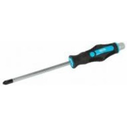 Отвертка ударная MasterTool EXTERNAL HEX PH3х200 мм ручка с TPR покрытием 49-6320