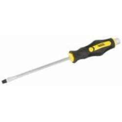 Отвертка ударная MasterTool EXTERNAL HEX SL8х200 мм ручка с TPR покрытием 49-6820