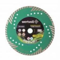 Диск алмазный отрезной WERTVOLL TURBO GRANITE 230x3,0 DM-2230