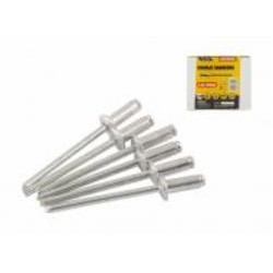 Заклепка вытяжная 3,2х7,4 мм 500 шт./уп. алюминиевая MasterTool 20-0445