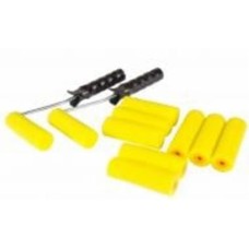 Валик MasterTool №10 - Валик поролоновый 100*36 мм 10 шт, 2 ручки для валика 92-8110