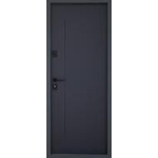 Дверь входная Abwehr Nevada Glass RAL 7016 2050х860 мм правая