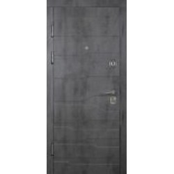 Дверь входная Abwehr Linea Classic бетон темный 2050х860 мм левая
