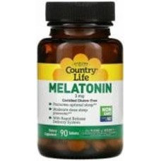 Биологически активная добавка Country Life Melatonin 3 мг 90 таблеток