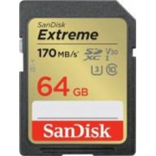 Карта памяти SanDisk SD 64 ГБ UHS-IClass 10 (SDSDXV2-064G-GNCIN)