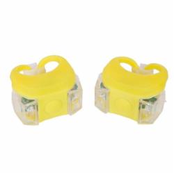 Мигалка 2шт BC-RL8002 белый и красный свет LED силиконовый желтый корпус