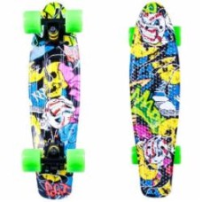 Пенниборд WORKER скейтборд Colory 22' ABEC-11 - 3 11736-3 разноцветный