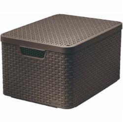 Набор Curver Style S ящик + крышка коричневый 130x194x285 мм
