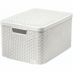 Набор Curver Style S ящик + крышка кремовый 130x194x285 мм
