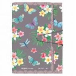 Папка-портфель 12 отделений А4 Ladylike Butterfly Herlitz 50044023