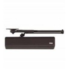 Доводчик дверной RYOBI DS-3550P BC/DA PRL_HO с фиксацией, ветровым тормозом, тормозом закрывания темно-коричневый 100 кг