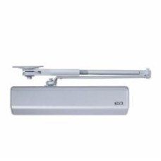Доводчик дверной RYOBI DS-3550P BC/DA PRL_HO с фиксацией, ветровым тормозом, тормозом закрывания серый 100 кг