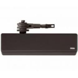 Доводчик дверной RYOBI DS-4550 BC/DA STD_HO с фиксацией, ветровым тормозом, тормозом закрывания темно-коричневый 200 кг