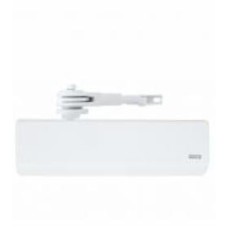 Доводчик дверной RYOBI DS-4550 BC/DA STD_HO с фиксацией, ветровым тормозом, тормозом закрывания белый 200 кг