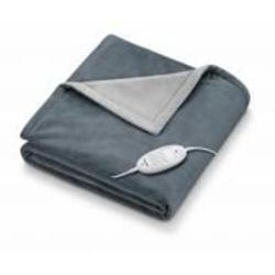 Электроодеяло Beurer с обогревом 130х180 см HD 75 Dark Grey