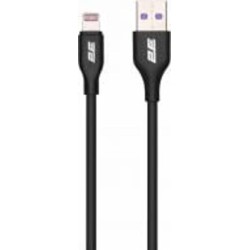 Кабель 2E USB - Lightning Glow 1 м черный (2E-CCAL-BL)