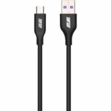 Кабель 2E USB — microUSB Glow 1 м черный (2E-CCAM-BL)