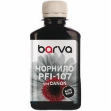 Чернила Barva для Canon PFI-102/107 MBK специальное 180 мл (C107-883) черный матовый