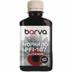 Чернила Barva для Canon PFI-102/107 MBK специальное 180 мл (C107-883) черный матовый