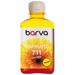 Чернила Barva для HP 711 Y специальное 180 мл (H711-860) желтый