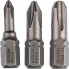 Набор бит Bosch Extra Hard 25 мм PH/1/2/3 3 шт. 2607001752