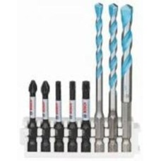 Набор бит Bosch Impact Control 50 мм и сверл Hex-9 MultiConstruction 8 шт. 2608577144