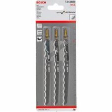 Набор пилочек для электролобзика Bosch T 313 АW Special for Soft Material 3 шт. 2608635187