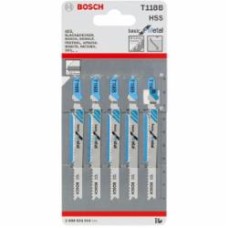 Набор пилочек для электролобзика Bosch T 118 В Basic for Metal 5 шт. 2608631014