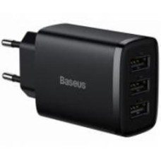 Зарядное устройство BASEUS Compact 3U 17W(CCXJ020101) черный