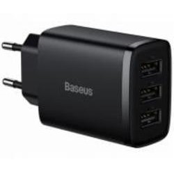 Зарядное устройство BASEUS Compact 3U 17W(CCXJ020101) черный