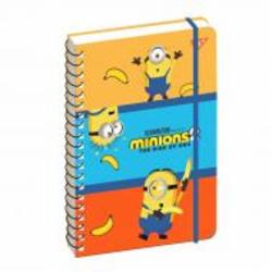 Блокнот А5 80 лист. с резинкой Minions YES