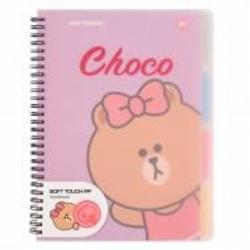 Блокнот В5 80 лист. Line Friends. Choco YES