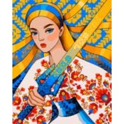 Картина по номерам Be brave 40x50 см Santi