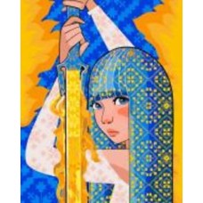 Картина по номерам Отважная Украинка 40x50 см Santi