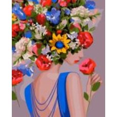Картина по номерам Летняя краса 40x50 см Santi