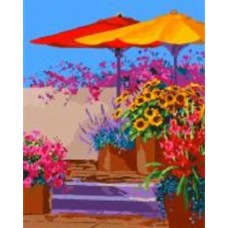 Картина по номерам Яркое лето 40x50 см Santi