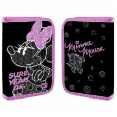 Пенал школьный HP-04 Minnie Mouse 533127 YES черный с розовым