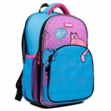 Ранец полукаркасный 1 вересня Fashion S-97 Pink and Blue