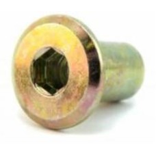 Мебельная гайка Эриксона плоская головка М6/15x15 100 шт. snapt 41223