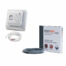 Нагревательный кабель GrayHot 15, 752 Вт, 51 м + Терморегулятор In-Therm аналоговый для теплого пола RTC 70