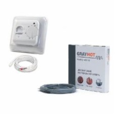 Нагревательный кабель GrayHot 15, 1725 Вт, 115 м + Терморегулятор In-Therm аналоговый для теплого пола RTC 70