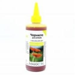Чернила MAKKON для Epson L100/L200/L300/L800 (C13T66444A/C13T67344A) 250 мл yellow
