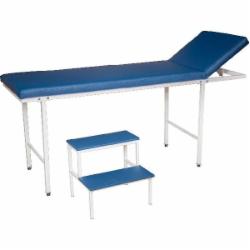 Кушетка медицинская МФ Премьера ISMED 8010 1950х620х800 мм + ступенька темно-синяя