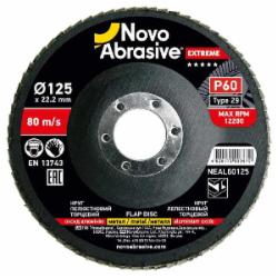 Круг лепестковый NovoAbrasive Type 29 125 мм P60 NEAL60125