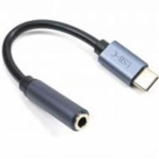 Адаптер CableTime Cabletime USB Type-C (M) - AUX 3.5мм (F) 0,13 м черный (CA913725)