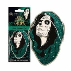 Ароматизатор на зеркало Aroma Car Dia De Los Muertos Green Diamond Girl